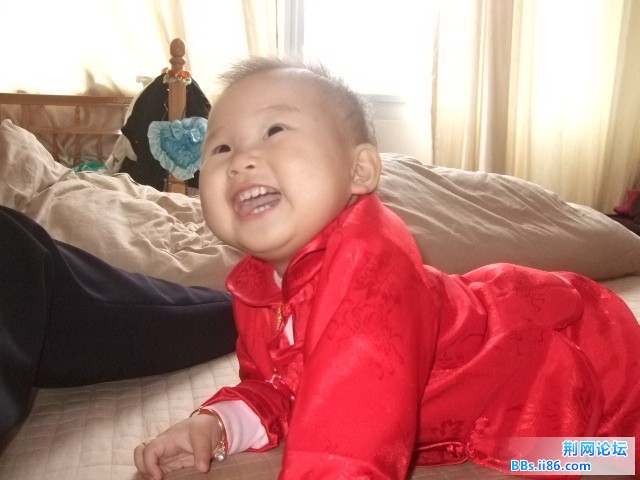 开心的样子