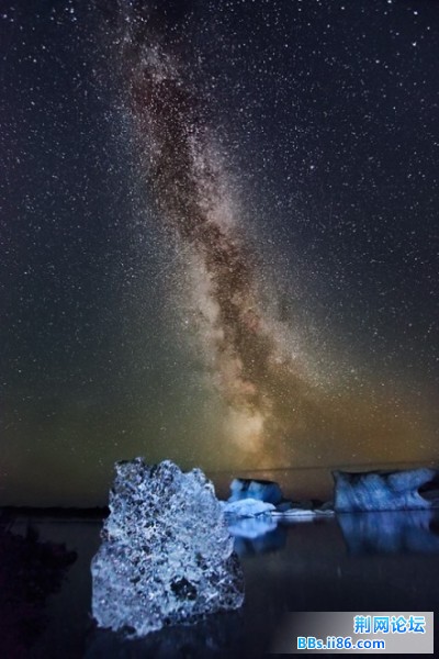 冰岛的星空