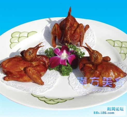 烧汁乳鸽