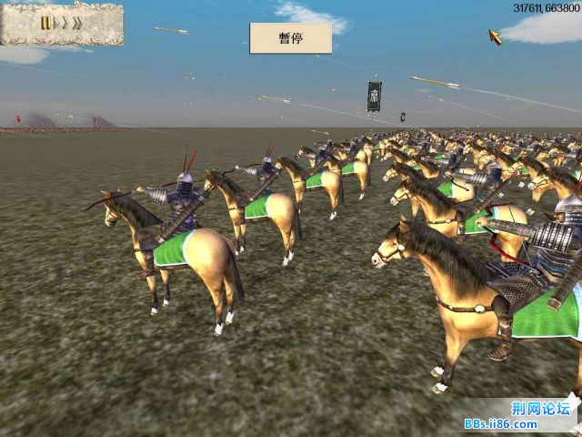 右侧游骑兵开始袭扰98.jpg