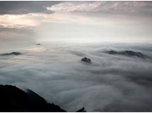 雁湖雾景（接片部份）