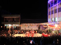 冯村社区“三八”晚上庆祝演出